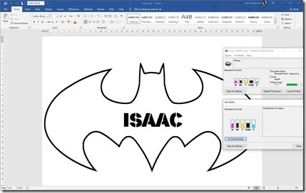 Printing Isaac