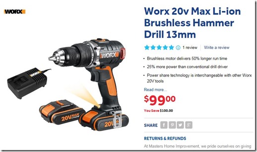 worx drill special
