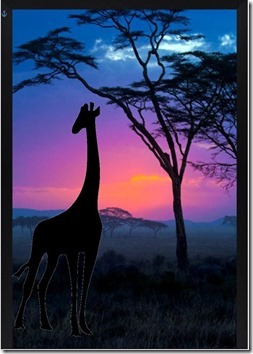 Serengeti Giraffe snip