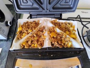 Jaffle Curry Puffs - Step 3